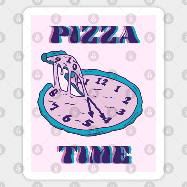 Pizza Time Sticker by ThompsonTom Tees